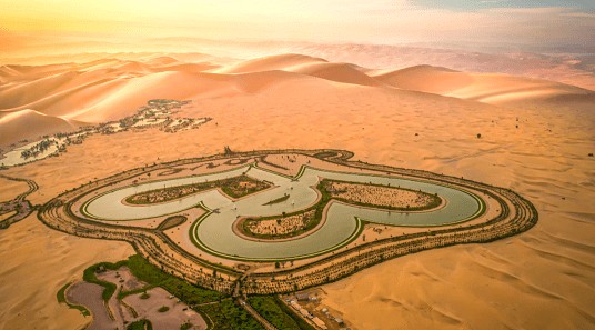 Lago do Amor em Dubai Lago do Amor em Dubai