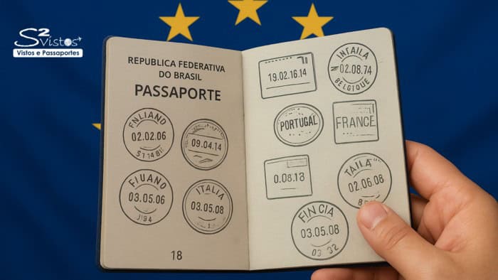 carimbo no passaporte
