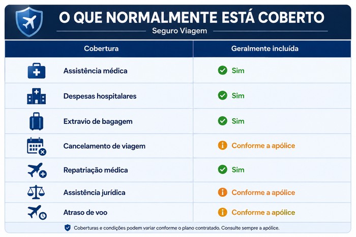 cobertura seguro viagem